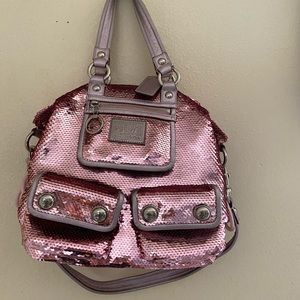 AuthenticlimitededitionCoach spotlight sequin tote